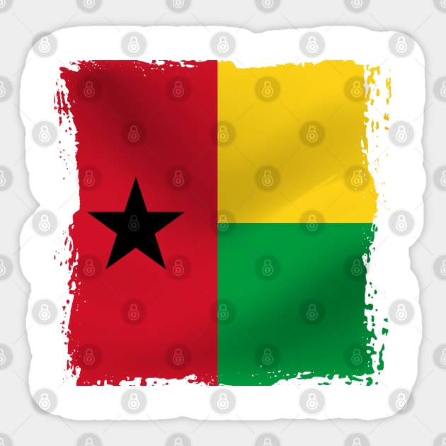 Guinea-Bissau flag Sticker by SASTRAVILA